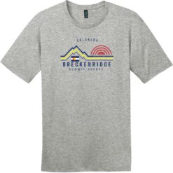 Breckenridge Mountain Summit County T-Shirt Heathered Steel - US Custom Tees