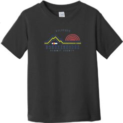 Breckenridge Mountain Summit County Toddler T-Shirt Black - US Custom Tees