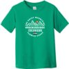 Breckenridge Tenmile Range Mountain Toddler T-Shirt Kelly Green - US Custom Tees