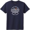 Breckenridge Tenmile Range Mountain Youth T-Shirt New Navy - US Custom Tees