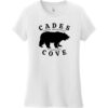Cades Cove Smoky Mountains Bear Women's T-Shirt White - US Custom Tees