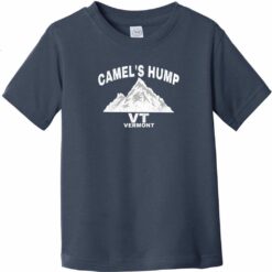 Camel's Hump Mountain Vermont Toddler T-Shirt Navy Blue - US Custom Tees