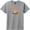 Campfire and Mountains Vintage Youth T-Shirt Gray Frost - US Custom Tees