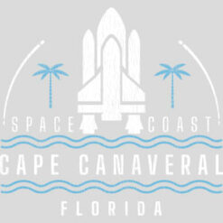Cape Canaveral Space Coast Vintage Design - US Custom Tees