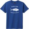 Cape Cod Massachusetts Tuna Youth T-Shirt Deep Royal - US Custom Tees