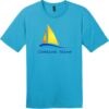 Catalina Island Sailboat T-Shirt Bright Turquoise - US Custom Tees