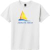 Catalina Island Sailboat Youth T-Shirt White - US Custom Tees