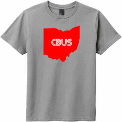Cbus Columbus Ohio Youth T-Shirt Gray Frost - US Custom Tees