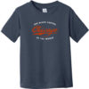 Chicago Illinois Blues Capital Of The World Toddler T-Shirt Navy Blue - US Custom Tees