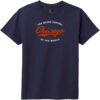 Chicago Illinois Blues Capital Of The World Youth T-Shirt New Navy - US Custom Tees
