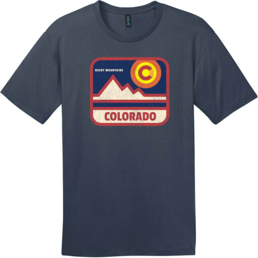 Colorado Rocky Mountain High T-Shirt New Navy - US Custom Tees