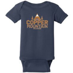 Copper Mountain Colorado Baby One Piece Navy - US Custom Tees