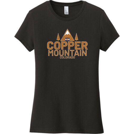 Copper Mountain Colorado Women's T-Shirt Black - US Custom Tees
