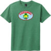 Cozumel Mexico Palm Tree Sunshine Youth T-Shirt Heathered Kelly Green - US Custom Tees