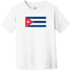Cuba Vintage Flag Toddler T-Shirt White - US Custom Tees