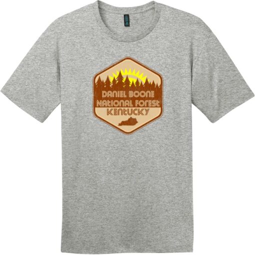 Daniel Boone National Forest Kentucky T-Shirt Heathered Steel - US Custom Tees