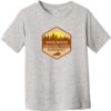 Daniel Boone National Forest Kentucky Toddler T-Shirt Heather Gray - US Custom Tees