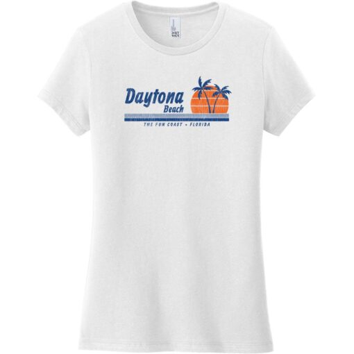 Daytona Beach Florida Fun Coast Women's T-Shirt White - US Custom Tees
