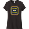 Denver Colorado Flag Retro Women's T-Shirt Black - US Custom Tees