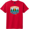 Des Plaines Illinois River Canoe Youth T-Shirt Classic Red - US Custom Tees