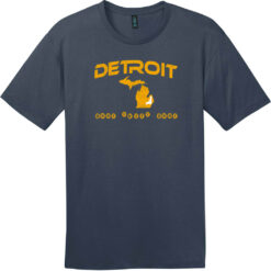 Detroit Home Sweet Home Gun T-Shirt New Navy - US Custom Tees