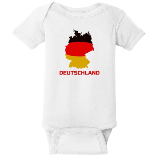 Deutschland Germany Baby One Piece White - US Custom Tees