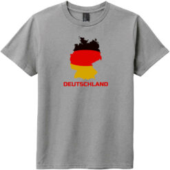 Deutschland Germany Youth T-Shirt Gray Frost - US Custom Tees