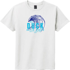 Duck NC OBX Surf Youth T-Shirt White - US Custom Tees