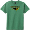 Fayetteville North Carolina Star Youth T-Shirt Heathered Kelly Green - US Custom Tees