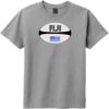Fiji Rugby Ball Youth T-Shirt Gray Frost - US Custom Tees