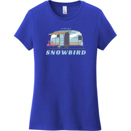 Florida Snowbird Women's T-Shirt Deep Royal - US Custom Tees