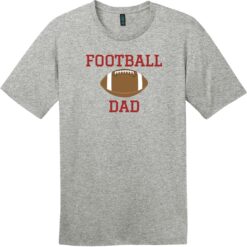 Football Dad T-Shirt Heathered Steel - US Custom Tees