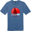 Fort Lauderdale Sailing Vintage T-Shirt Maritime Blue - US Custom Tees