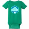 Glacier National Park Montana Baby One Piece Kelly Green - US Custom Tees