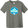 Glacier National Park Montana Toddler T-Shirt Charcoal - US Custom Tees