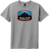 Grand Teton National Park Wyoming Youth T-Shirt Gray Frost - US Custom Tees