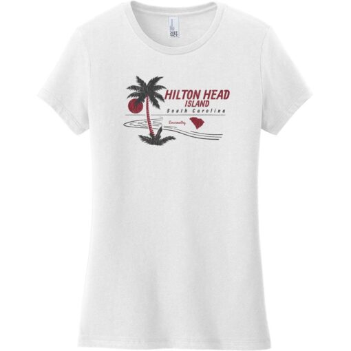 Hilton Head Island Lowcountry Women's T-Shirt White - US Custom Tees