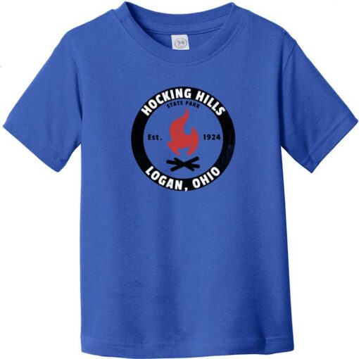 Hocking Hills State Park Toddler T-Shirt Royal Blue - US Custom Tees