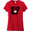 Hot Springs Arkansas State Women's T-Shirt Classic Red - US Custom Tees