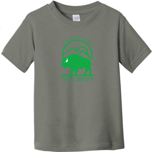 Huntington WV The River City Toddler T-Shirt Charcoal - US Custom Tees