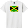 Jamaica Flag Youth T-Shirt White - US Custom Tees