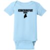 Kennebunkport Maine State Baby One Piece Light Blue - US Custom Tees