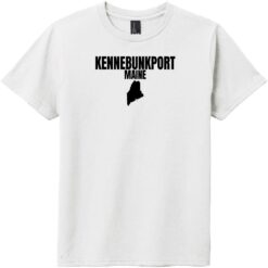Kennebunkport Maine State Youth T-Shirt White - US Custom Tees