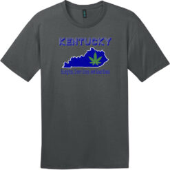 Kentucky Bluegrass Green Grass And Good Grass T-Shirt Charcoal - US Custom Tees