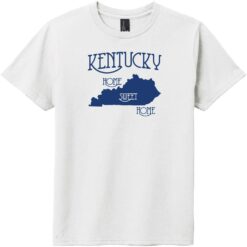 Kentucky Country Home Sweet Home Youth T-Shirt White - US Custom Tees