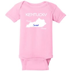 Kentucky Home Sweet Home Baby One Piece Pink - US Custom Tees