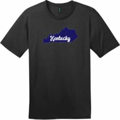 Kentucky State Retro T-Shirt Jet Black - US Custom Tees