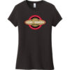 Las Vegas Nevada Retro Logo Women's T-Shirt Black - US Custom Tees