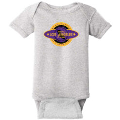 Los Angeles The City of Angels Baby One Piece Heather - US Custom Tees