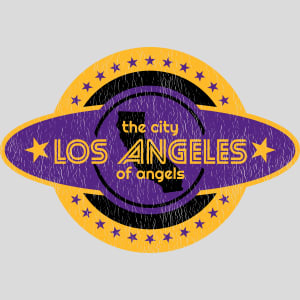 Los Angeles The City of Angels Design - US Custom Tees